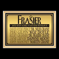 RARE-T Frasier Cast Photo Limited Signature Edition Studio Licensed Custom Frame