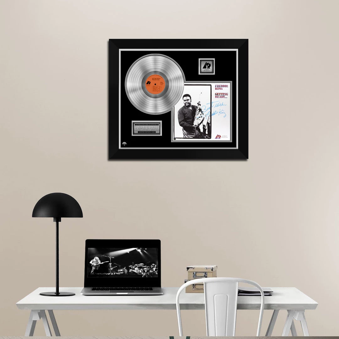 RARE-T Freddie King - Getting Ready Platinum LP Limited Signature Edition Studio Licensed Custom Frame Limited Edition Frames 2 RARE-T Freddie King - Getting Ready Platinum LP Limited Signature Edition Studio Licensed Custom Frame Limited Edition Frames