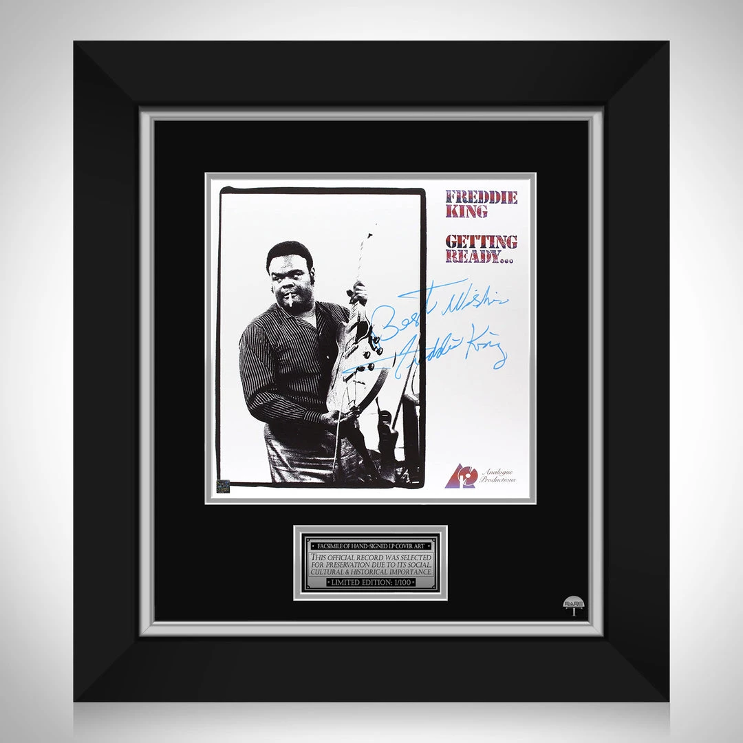 RARE-T Limited Edition Frames Freddie King - Getting Ready LP Cover Limited Signature Edition Studio Licensed Custom Frame 1 RARE-T Limited Edition Frames Freddie King - Getting Ready LP Cover Limited Signature Edition Studio Licensed Custom Frame