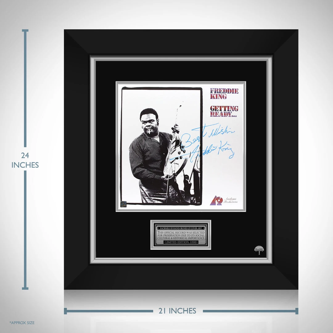 RARE-T Limited Edition Frames Freddie King - Getting Ready LP Cover Limited Signature Edition Studio Licensed Custom Frame 3 RARE-T Limited Edition Frames Freddie King - Getting Ready LP Cover Limited Signature Edition Studio Licensed Custom Frame