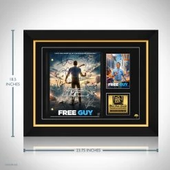 RARE-T Free Guy Script Limited Signature Edition Studio Licensed Custom Frame