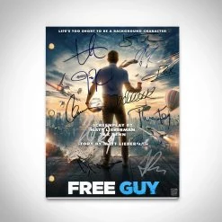 RARE-T Free Guy Script Limited Signature Edition Studio Licensed Custom Frame