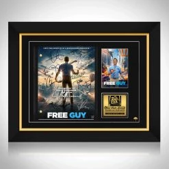 RARE-T Free Guy Script Limited Signature Edition Studio Licensed Custom Frame