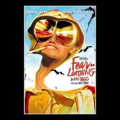 RARE-T Fear And Loathing In Las Vegas Script Limited Signature Edition Studio Licensed Custom Frame Limited Edition Frames