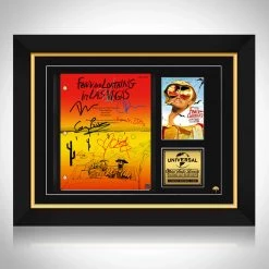 RARE-T Fear And Loathing In Las Vegas Script Limited Signature Edition Studio Licensed Custom Frame Limited Edition Frames