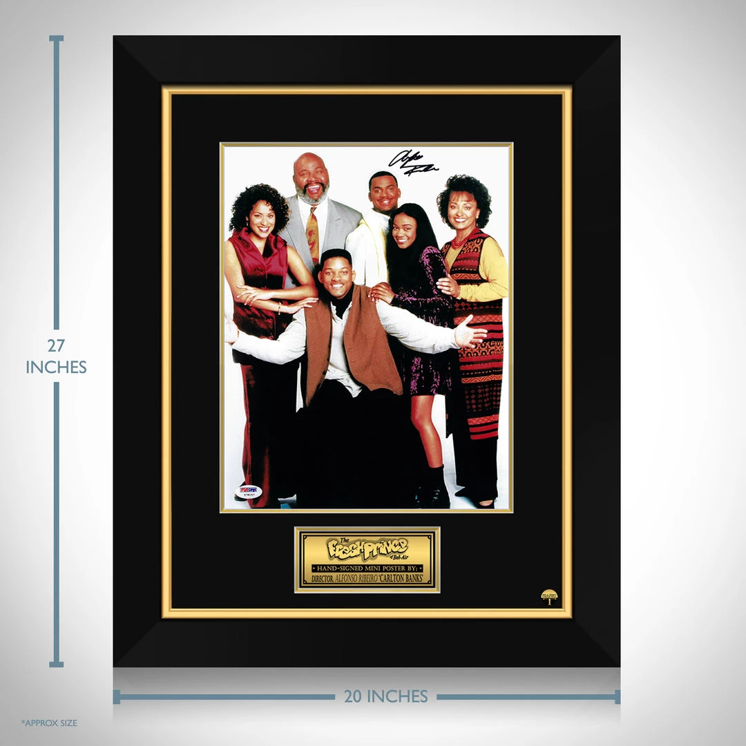 PPC Fresh Prince Of Bel-Air Psa/Dna Certified Hand-Signed Photo By Alfonso Ribeiro Custom Frame 3 PPC Fresh Prince Of Bel-Air Psa/Dna Certified Hand-Signed Photo By Alfonso Ribeiro Custom Frame