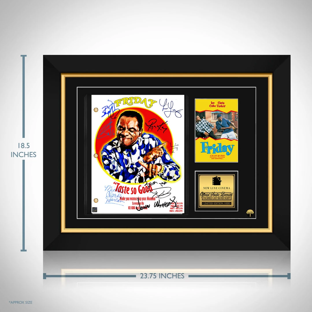 RARE-T Limited Edition Frames Friday Script Limited Signature Edition Studio Licensed Custom Frame 2 RARE-T Limited Edition Frames Friday Script Limited Signature Edition Studio Licensed Custom Frame