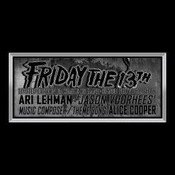 Rare-T Swords & Props Friday The 13th Mask Movie Prop Limited Signature Edition Custom Frame