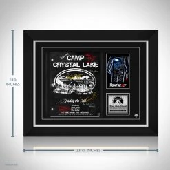 RARE-T Friday 13th (1980) Script Limited Signature Edition Studio Licensed Custom Frame