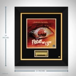 RARE-T Friday The 13th 1980 - Original Motion Picture Soundtrack LP Cover Limited Signature Edition Studio Licensed Custom Frame NEW 12 RARE-T Friday The 13th 1980 - Original Motion Picture Soundtrack LP Cover Limited Signature Edition Studio Licensed Custom Frame NEW