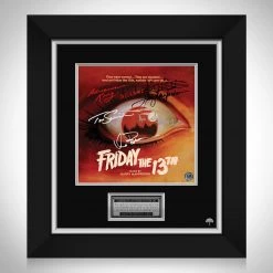 RARE-T Friday The 13th 1980 - Original Motion Picture Soundtrack LP Cover Limited Signature Edition Studio Licensed Custom Frame NEW 19 RARE-T Friday The 13th 1980 - Original Motion Picture Soundtrack LP Cover Limited Signature Edition Studio Licensed Custom Frame NEW