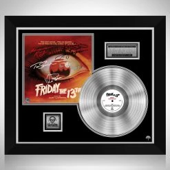 RARE-T Friday The 13th 1980 - Original Motion Picture Soundtrack Platinum LP Limited Signature Edition Studio Licensed Custom Frame NEW