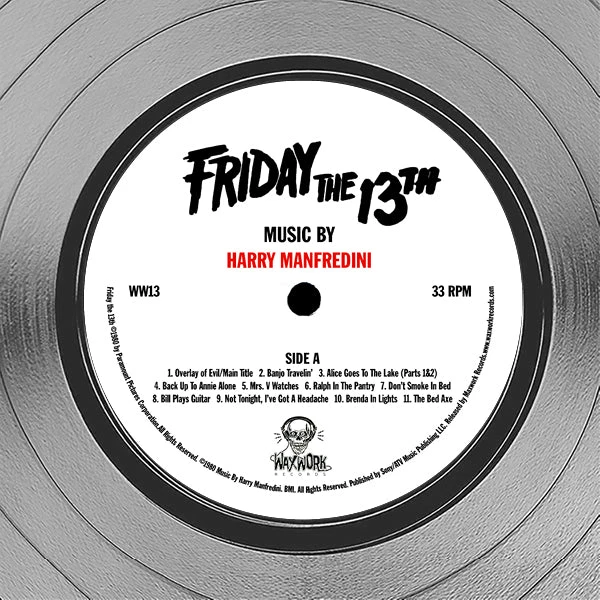 RARE-T Friday The 13th 1980 - Original Motion Picture Soundtrack Platinum LP Limited Signature Edition Studio Licensed Custom Frame NEW 7 RARE-T Friday The 13th 1980 - Original Motion Picture Soundtrack Platinum LP Limited Signature Edition Studio Licensed Custom Frame NEW