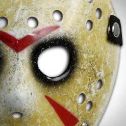 Rare-T Swords & Props Friday The 13th Mask Movie Prop Limited Signature Edition Custom Frame