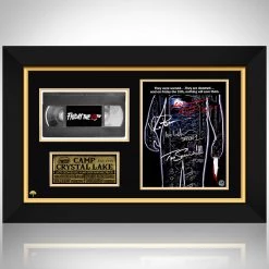 RARE-T Friday The 13th Photo & VHS Limited Signature Edition Studio Licensed Custom Frame NEW