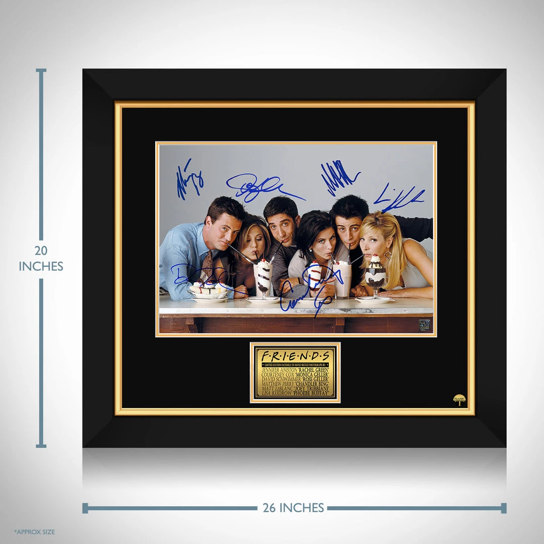 RARE-T Friends Cast Mini Poster Limited Signature Edition Studio Licensed Custom Frame 2 RARE-T Friends Cast Mini Poster Limited Signature Edition Studio Licensed Custom Frame