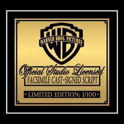 RARE-T Friends TV Show Purple Script Limited Signature Edition Studio Licensed Custom Frame Limited Edition Frames