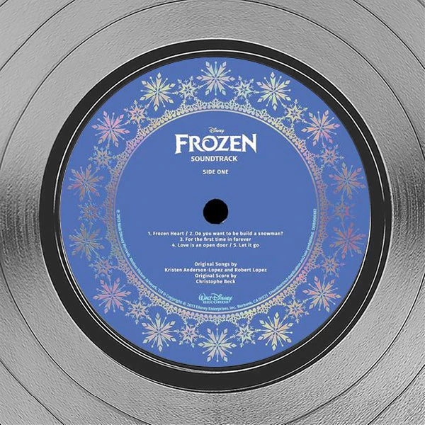RARE-T Frozen - Soundtrack Platinum LP Limited Signature Edition Studio Licensed Custom Frame 6 RARE-T Frozen - Soundtrack Platinum LP Limited Signature Edition Studio Licensed Custom Frame