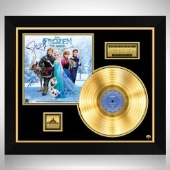 RARE-T Frozen Soundtrack Gold LP Limited Signature Edition Studio Licensed Custom Frame
