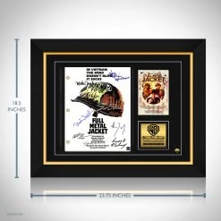 RARE-T Full Metal Jacket Script Limited Signature Edition Studio Licensed Custom Frame Limited Edition Frames