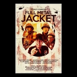 RARE-T Full Metal Jacket Script Limited Signature Edition Studio Licensed Custom Frame Limited Edition Frames