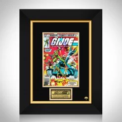RARE-T G.I. Joe A Real American Hero #1 Comic Cover Photo Limited Signature Edition Studio Licensed Custom Frame Limited Edition Frames