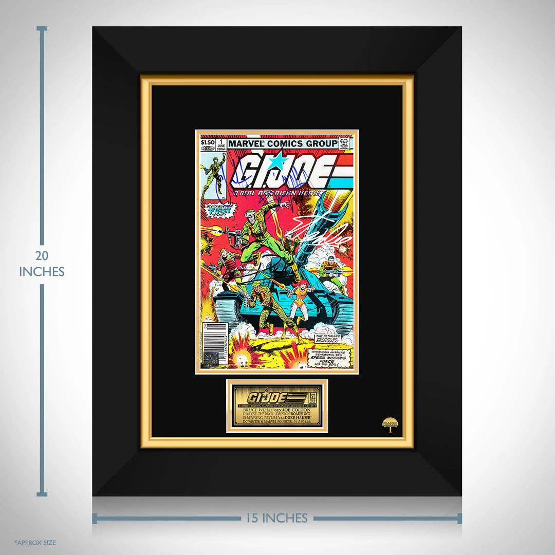 RARE-T G.I. Joe A Real American Hero #1 Comic Cover Photo Limited Signature Edition Studio Licensed Custom Frame Limited Edition Frames 3 RARE-T G.I. Joe A Real American Hero #1 Comic Cover Photo Limited Signature Edition Studio Licensed Custom Frame Limited Edition Frames