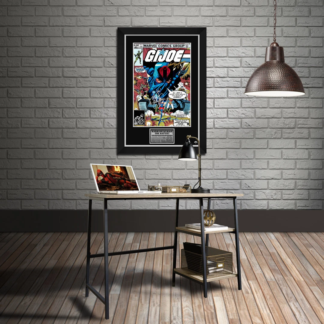 RARE-T G.I, Joe Animated Series Mini Poster Limited Signature Edition Studio Licensed Custom Frame 2 RARE-T G.I, Joe Animated Series Mini Poster Limited Signature Edition Studio Licensed Custom Frame