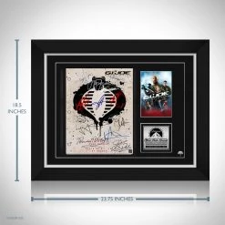 RARE-T Limited Edition Frames G.I. Joe Retaliation Script Limited Signature Edition Studio Licensed Custom Frame