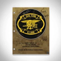 RARE-T G.I. Jane Script Limited Signature Edition Studio Licensed Custom Frame