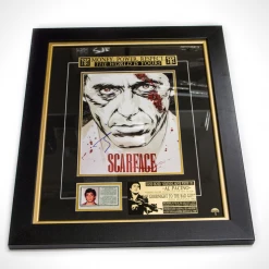 APW Scarface Hand-Signed By Al Pacino Rare-T Exclusive Custom Frame