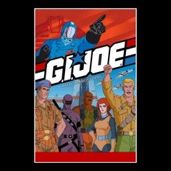 RARE-T Limited Edition Frames GI Joe A Real American Hero Script Limited Signature Edition Studio Licensed Custom Frame