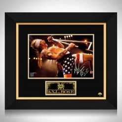 RARE-T Guns N Roses Axl Rose Photo Limited Signature Edition Studio Licensed Custom Frame Limited Edition Frames