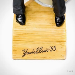 RARE-T Collectible Statues Elvis Presley - Your'S Elvis 1955 Collectors Series Decanter & Music Box
