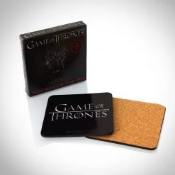 KATALYST HBO - Game Of Thrones ‘You Win Or You Die’ Set Of 4 Coasters Drink Mats