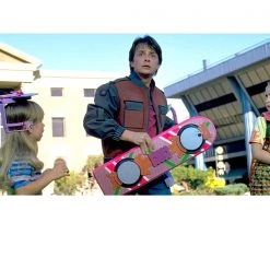 PPC Back To The Future - Beckett Witnessed Certified Hand-Signed Hoverboard By Christopher Lloyd With Custom Display Signed Memorabilia