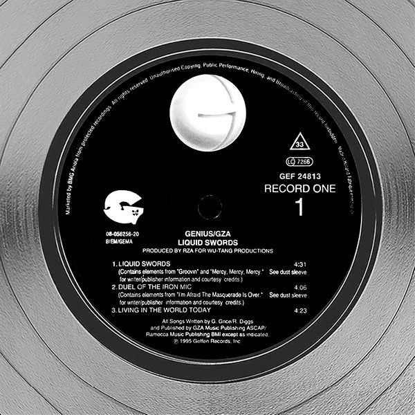 RARE-T Genius/GZA - Liquid Swords Platinum LP Limited Signature Edition Studio Licensed Custom Frame 8 RARE-T Genius/GZA - Liquid Swords Platinum LP Limited Signature Edition Studio Licensed Custom Frame