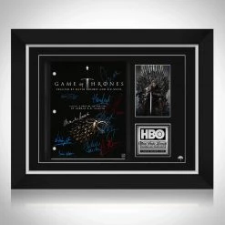 RARE-T Game Of Thrones Script Limited Signature Edition Studio Licensed Custom Frame