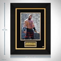 RARE-T Game Of Thrones The Mountain Photo Limited Signature Edition Studio Licensed Custom Frame Limited Edition Frames