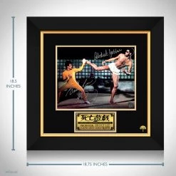 RARE-T Limited Edition Frames Game Of Death Bruce Lee & Kareem Abdul-Jabbar Photo Limited Signature Edition Studio Licensed Custom Frame
