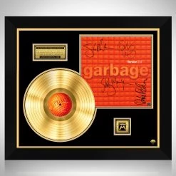 RARE-T Garbage - Version 2.0 Gold LP Limited Signature Edition Studio Licensed Custom Frame