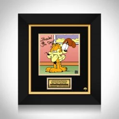 RARE-T Garfield Promotional Art Photo Limited Signature Edition Studio Licensed Custom Frame Limited Edition Frames