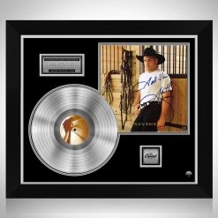 RARE-T Garth Brooks Sevens Platinum LP Limited Signature Edition Studio Licensed Custom Frame Limited Edition Frames