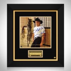 RARE-T Garth Brooks - Sevens LP Cover Limited Signature Edition Studio Licensed Custom Frame