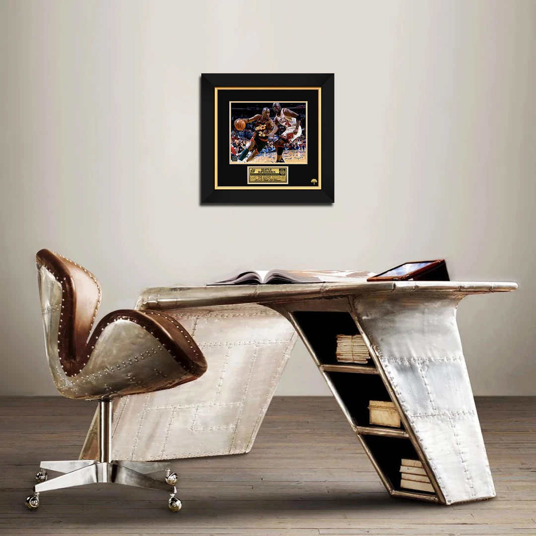 RARE-T Sports Memorabilia Seattle Supersonics - Gary Payton Photo Limited Signature Edition Licensed Custom Frame 2 RARE-T Sports Memorabilia Seattle Supersonics - Gary Payton Photo Limited Signature Edition Licensed Custom Frame