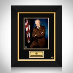RARE-T Limited Edition Frames Gen. Dwight D. Eisenhower Photo Limited Signature Edition Studio Licensed Custom Frame