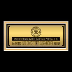 RARE-T Limited Edition Frames Gen. Dwight D. Eisenhower Photo Limited Signature Edition Studio Licensed Custom Frame