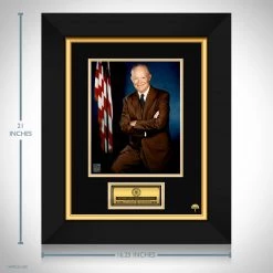 RARE-T Limited Edition Frames Gen. Dwight D. Eisenhower Photo Limited Signature Edition Studio Licensed Custom Frame