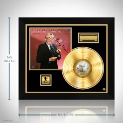 RARE-T George Burns - I Wish I Was 18 Again Gold LP Limited Signature Edition Studio Licensed Custom Frame