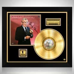 RARE-T George Burns - I Wish I Was 18 Again Gold LP Limited Signature Edition Studio Licensed Custom Frame